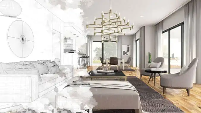 Sketch Convert Interior Design