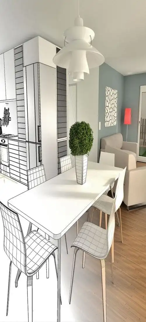 Sketch Convert Interior Design